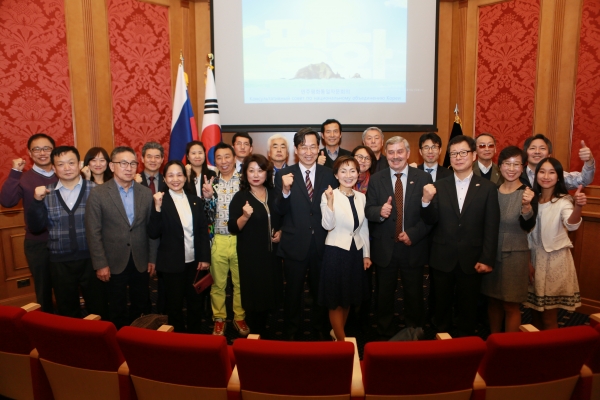 19기 민주평통모스크바협의회에서 회장을 맡고 있는 유옥경 씨