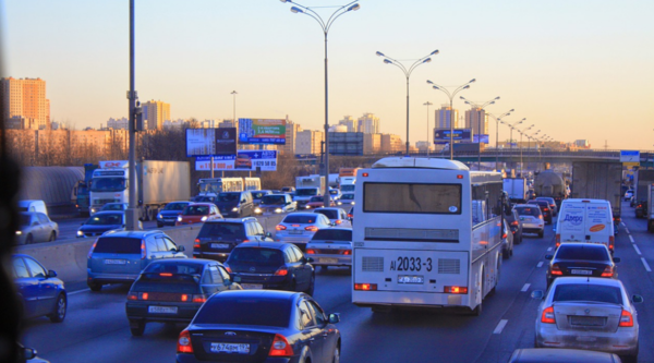 모스크바 시내의 차량 흐름 모습/사진출처:픽사베이.com&nbsp;