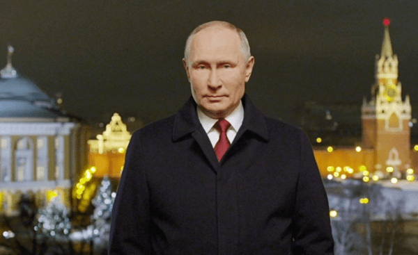 푸틴 대통령의 신년사 장면/사진출처:크렘린.ru