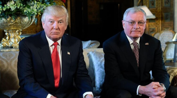 트럼프 당선자와 켈로그 우크라 특사 지명자/사진출처:nbcnewyork.com