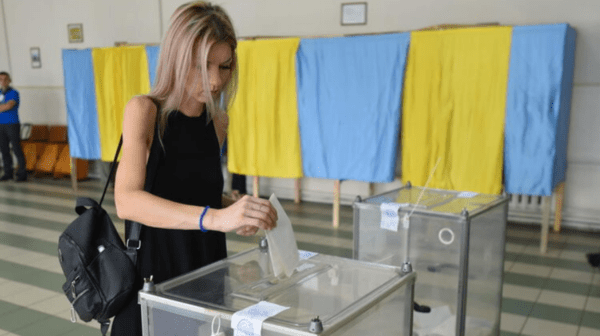 우크라이나의 대선 투표/사진출처:러시아 TV채널 5&nbsp;