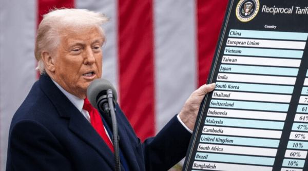 전세계 주요 국가들에 대해 관세 부과를 알리는 트럼프 미 대통령/사진출처:페이스북