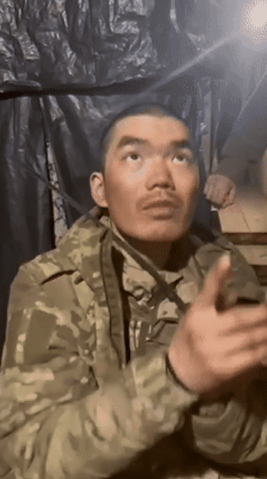 젤렌스키 대통령이 공개한 중국인 포로/영상 캡처