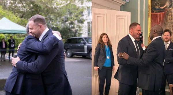 런던에 도착한 우크라이나 대표단/사진출처:예르마크 대통령 실장 텔레그램