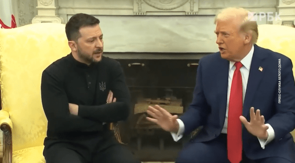 미 백악관에서 논쟁을 벌이는 젤렌스키-트럼프 대통령/영상 캡처
