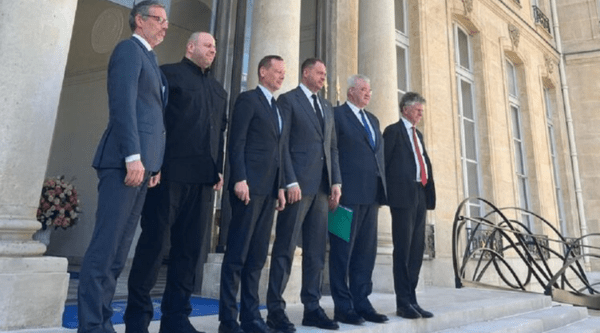 파리 미-우크라-유럽 대표단 모습/사진출처:우크라 대통령실