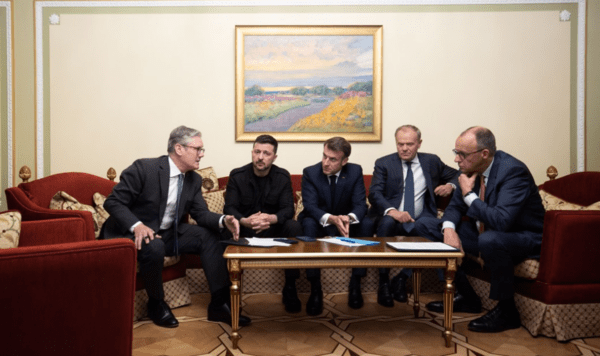 키예프에서 모인 유럽 4개국 정상과 젤렌스키 대통령/사진출처:우크라 대통령실