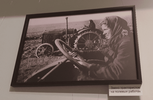 콜호즈 작업 모습