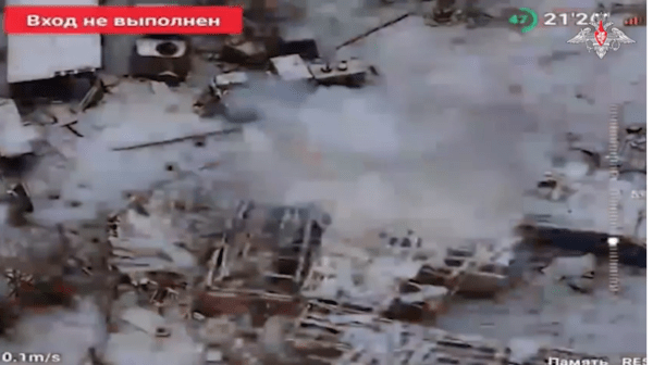 러시아군의 드론 공격 모습/러시아 VK 영상 캡처