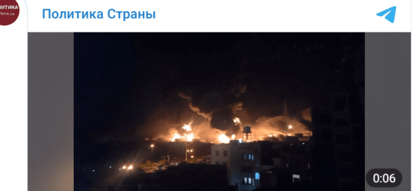 이란의 미사일-드론이 이스라엘을 향하는 모습(위)와 이스라엘의 공습에 화염에 휩싸인 테헤란/영상 캡처&nbsp;