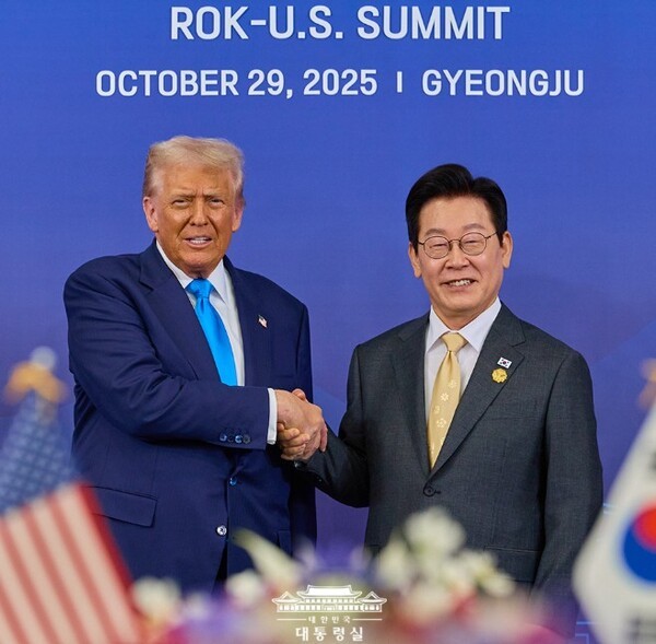 10월 29일 경주에서 열린 한-미 정상회담/사진출처:대통령실