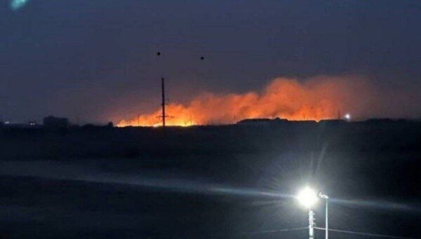 우크라이나의 드론 공격에 불타는 러시아 정유 시설/사진출처:델피 라트비아 러시아 사이트