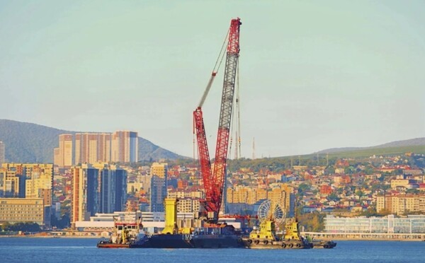 카스피해 파이프라인 컨소시엄 해상터미널/사진출처:텔레그램