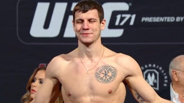 러시아로 국적을 바꾼 우크라 종합 격투기 니키타 크릴로프/사진출처:엑스@KrylovUFC