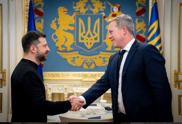 키예프를 방문한 대 드리스콜 미 육군장관을 만나는 젤렌스키 대통령/사진출처:우크라 대통령실