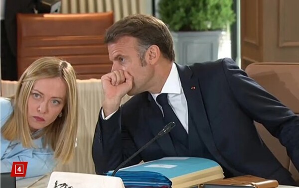 마크롱 프랑스 대통령과 멜로니 이탈리아 총리/사진출처:CTVnews