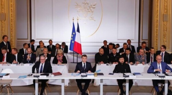 6일 파리에서 열린 젤렌스키 대통령-유럽 정상들간의 회의/사진출처:hvylya.net