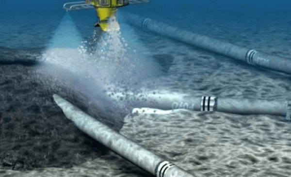 우크라 전쟁 후 우크라 정보기관에 의해 폭파된 것으로 추정되는 노드스트림 해저가스관/사진출처:inbusiness.kz