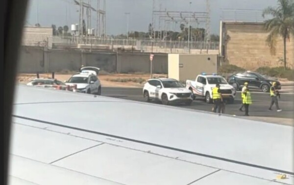 플라이두바이 여객기 사건 긴급 경계 태세가 발령된 이스라엘 텔아비브 공항/사진출처:israelhayom.com